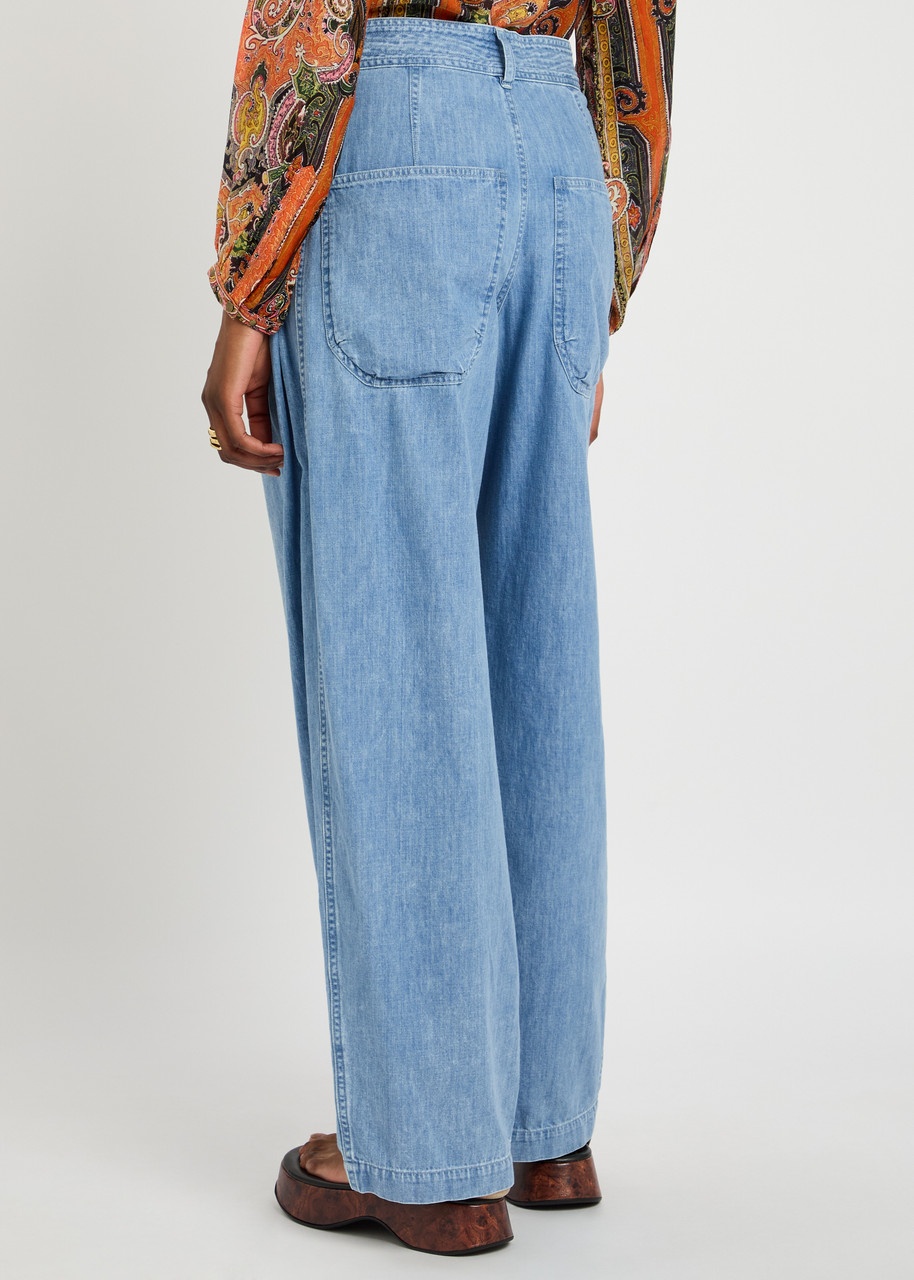 Isabel Marant Inaya Barrel-leg Denim Trousers - 3