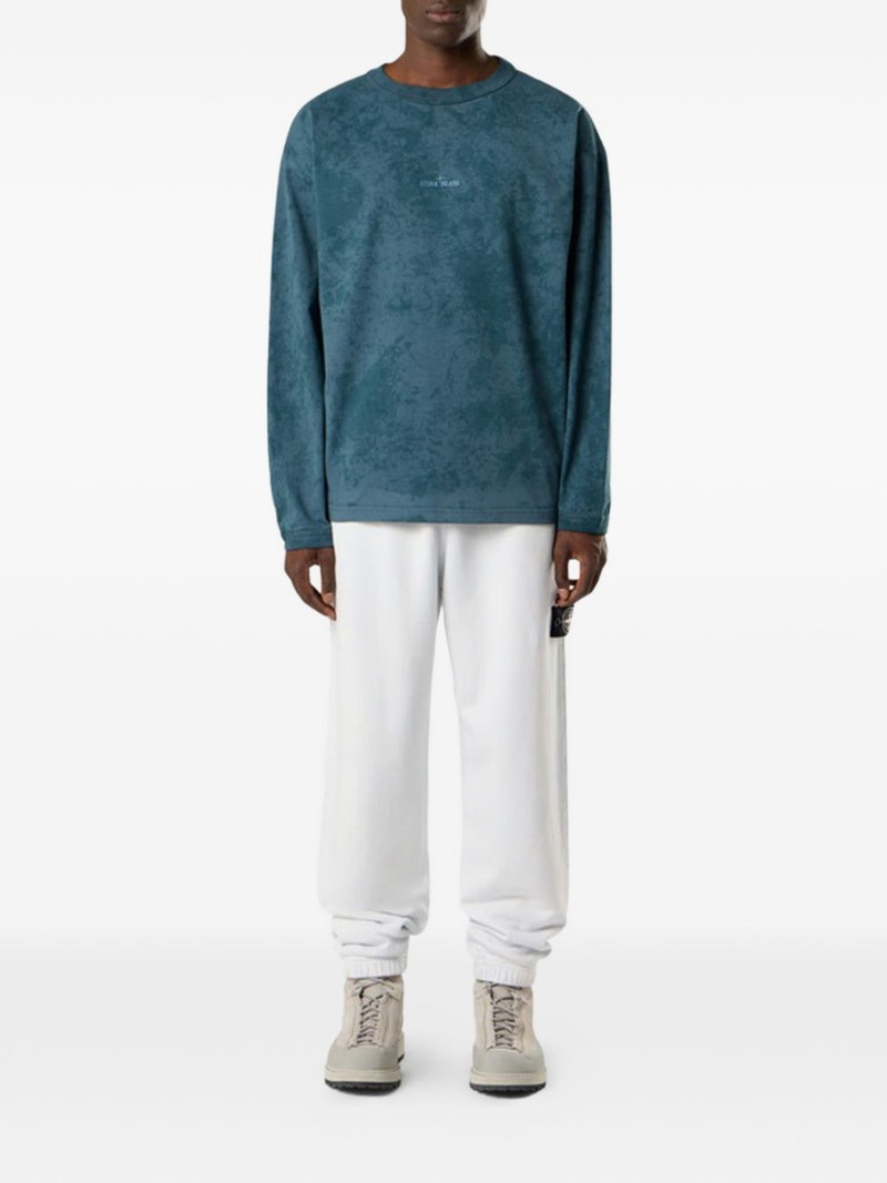 Stone Island long-sleeve graphic T-shirt outlook