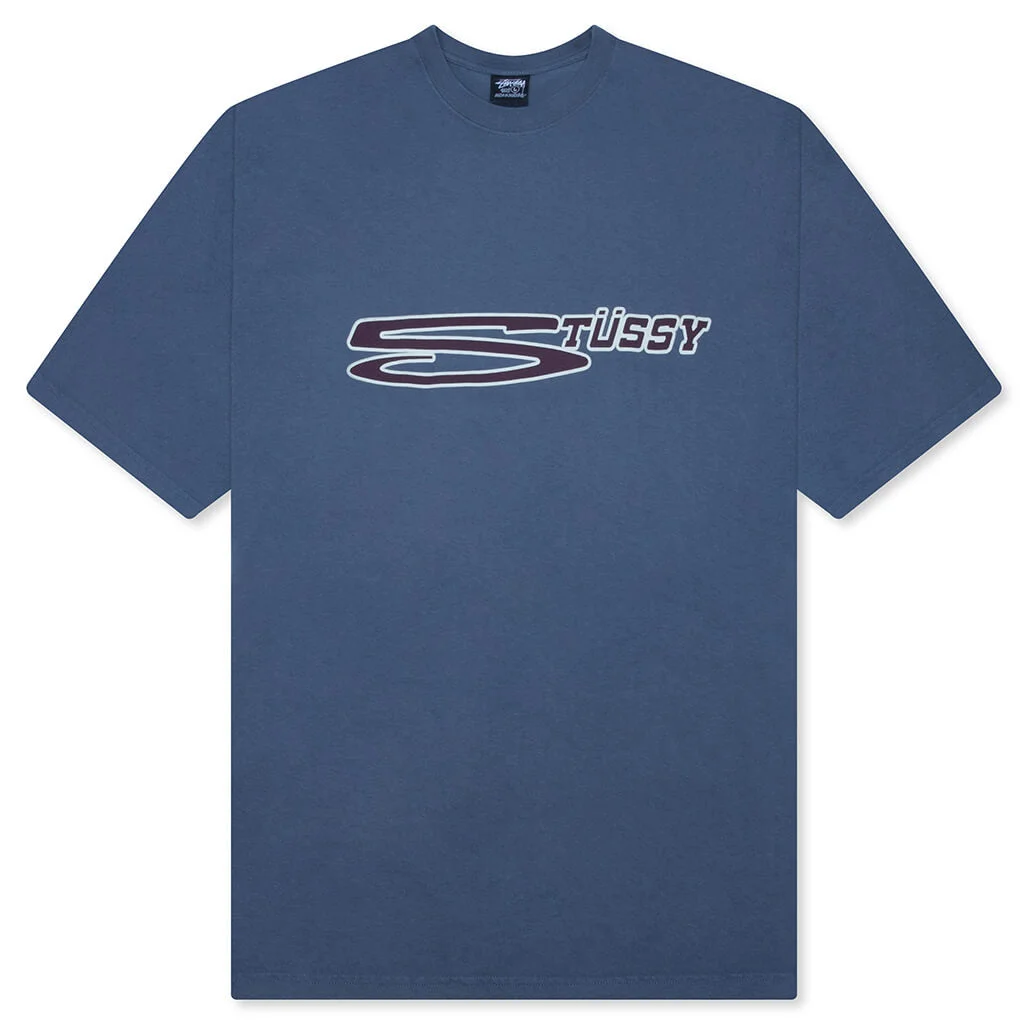 STRETCH PIGMENT DYED TEE - NAVY - 1