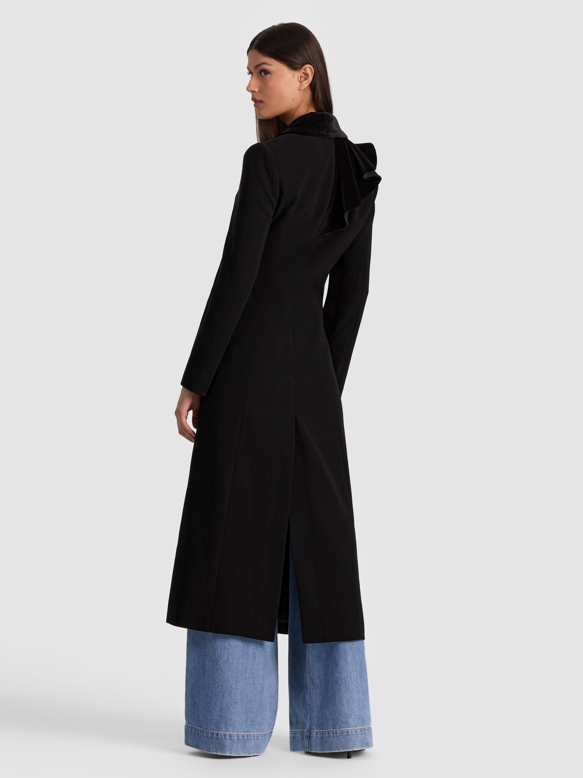 FAIE SLIM RUFFLE MAXI BLAZER - 4