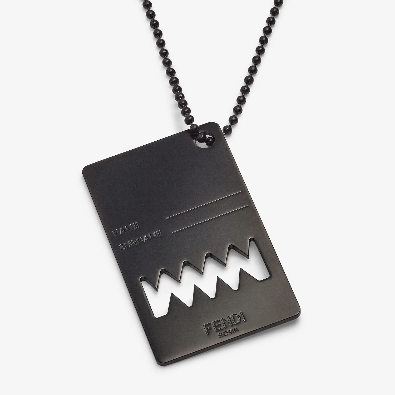 Ruthenium-colored necklace - 2