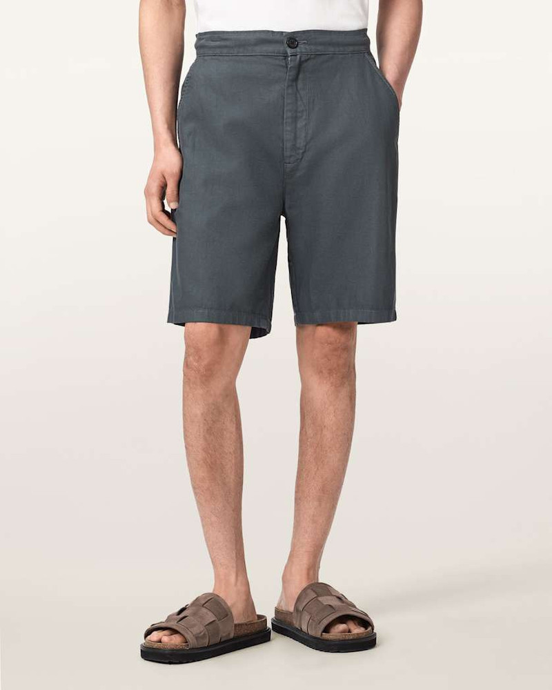 CORBETT RELAXED FIT LINEN BLEND SHORTS 3