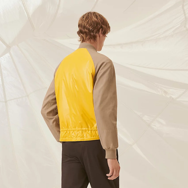 Hermès Reversible rib trim jacket outlook