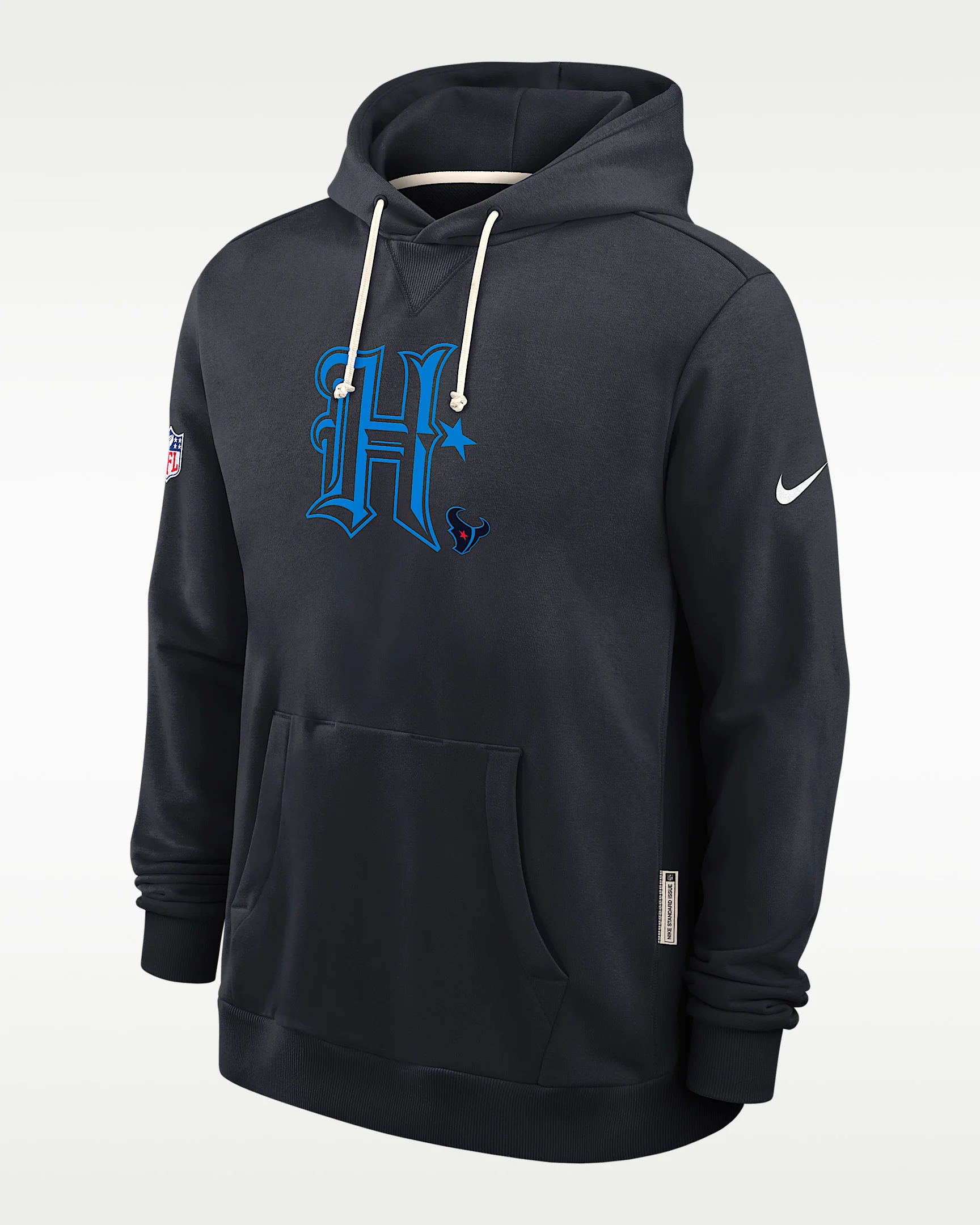Houston Texans Alt Offensive Set Play Sideline Men's Nike Dri-FIT NFL Pullover Hoodie - 1