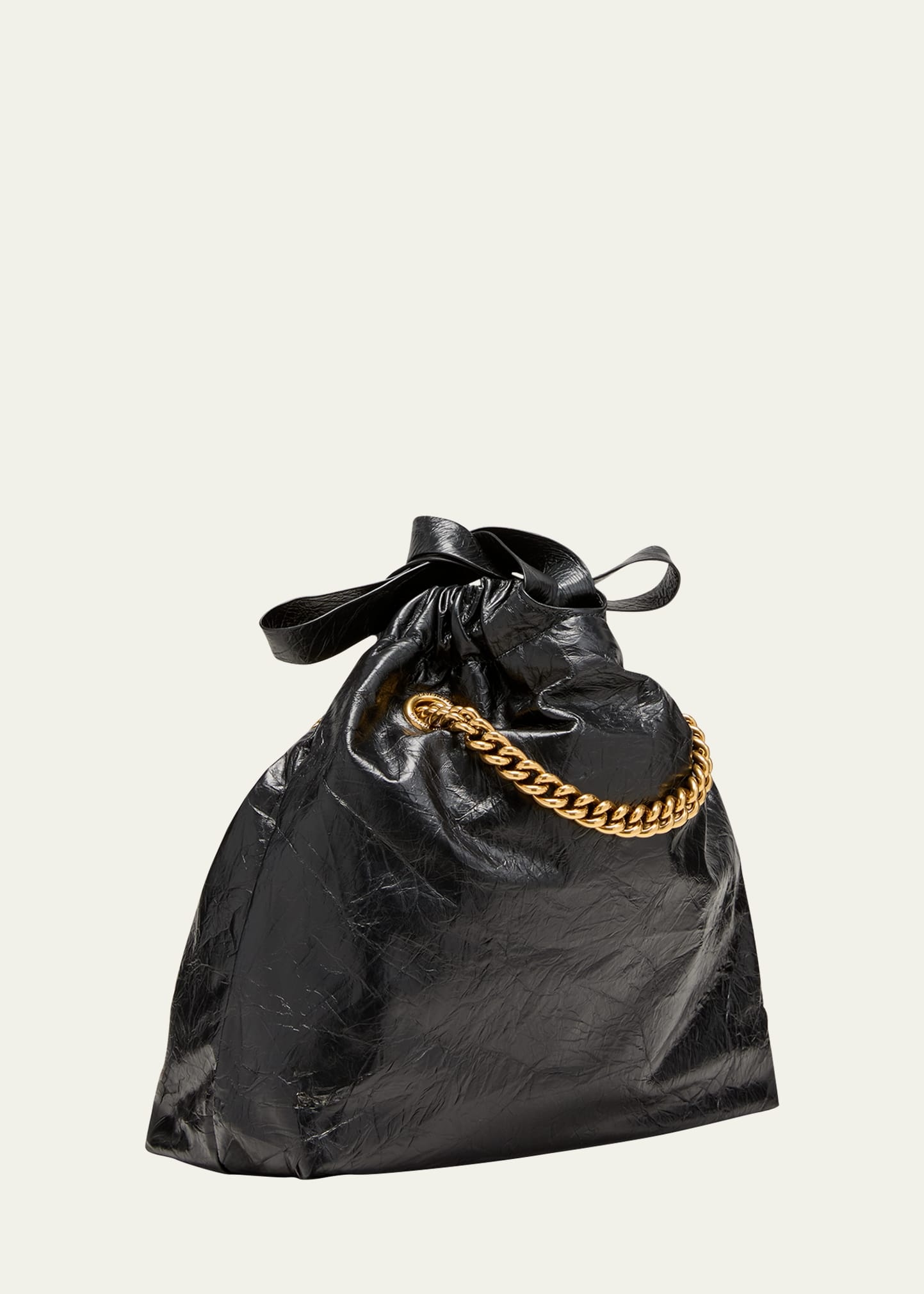 Crush Small Leather Tote Bag - 3