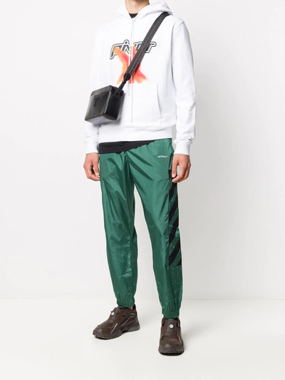 Off-White diagonal stripes technical fabric trousers outlook