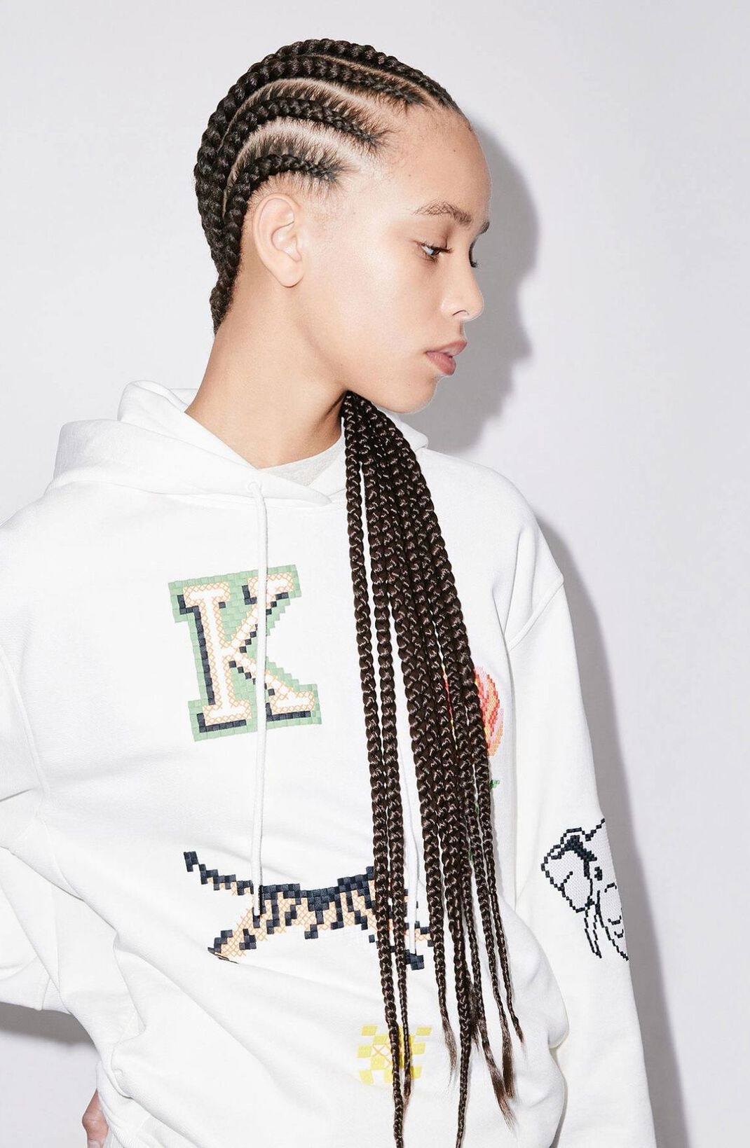 KENZO Pixels' hoodie sweatshirt - 6