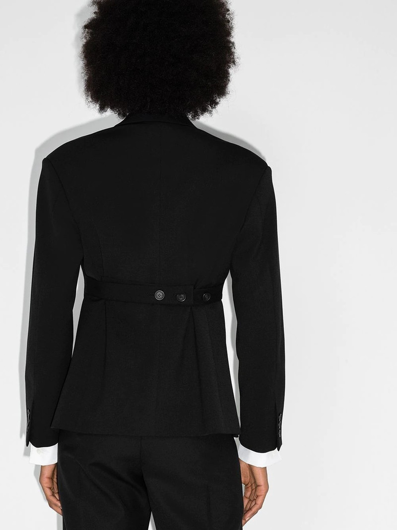 double-breasted tailored blazer 3