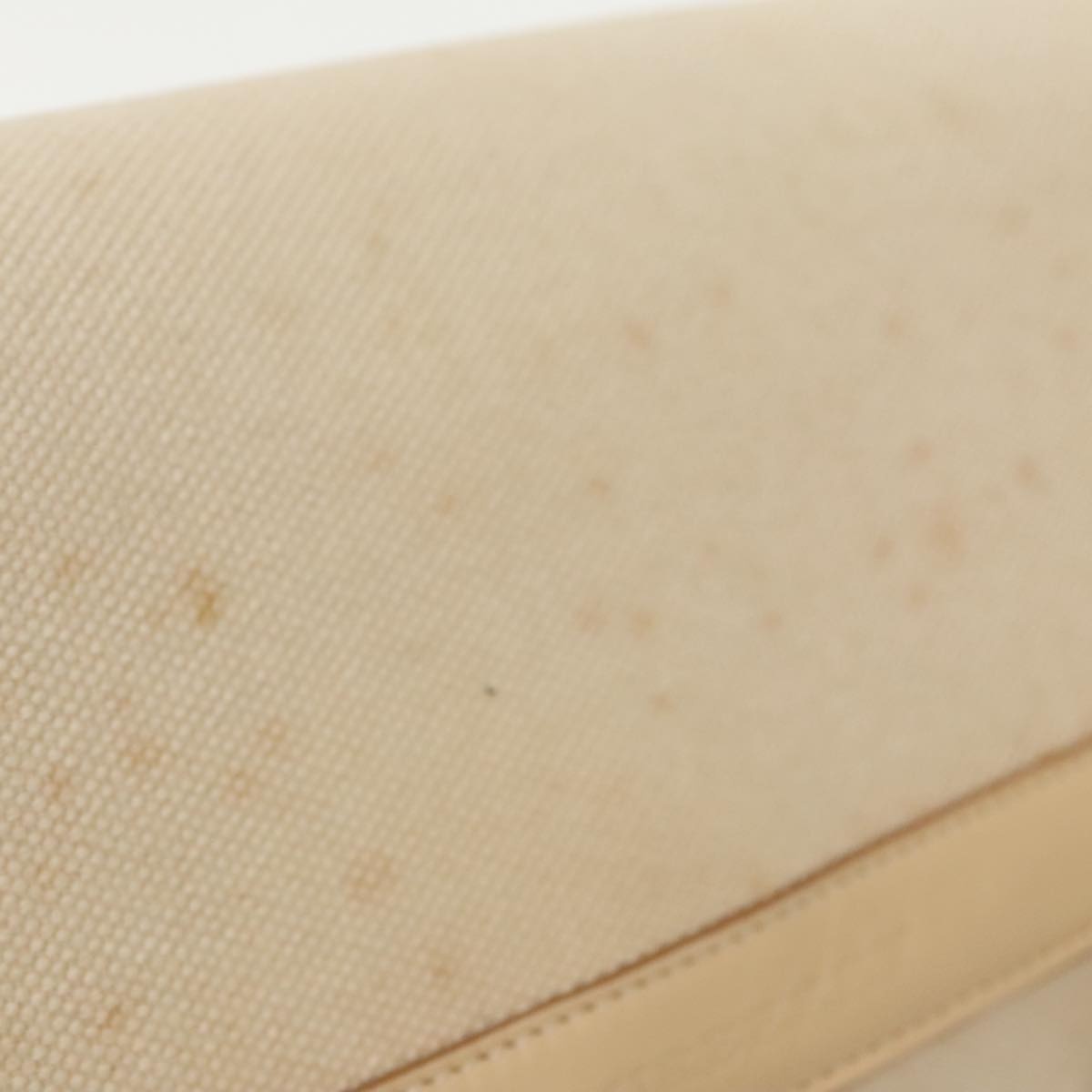 Burberry Hand Bag Canvas Leather White Beige Silver - 10