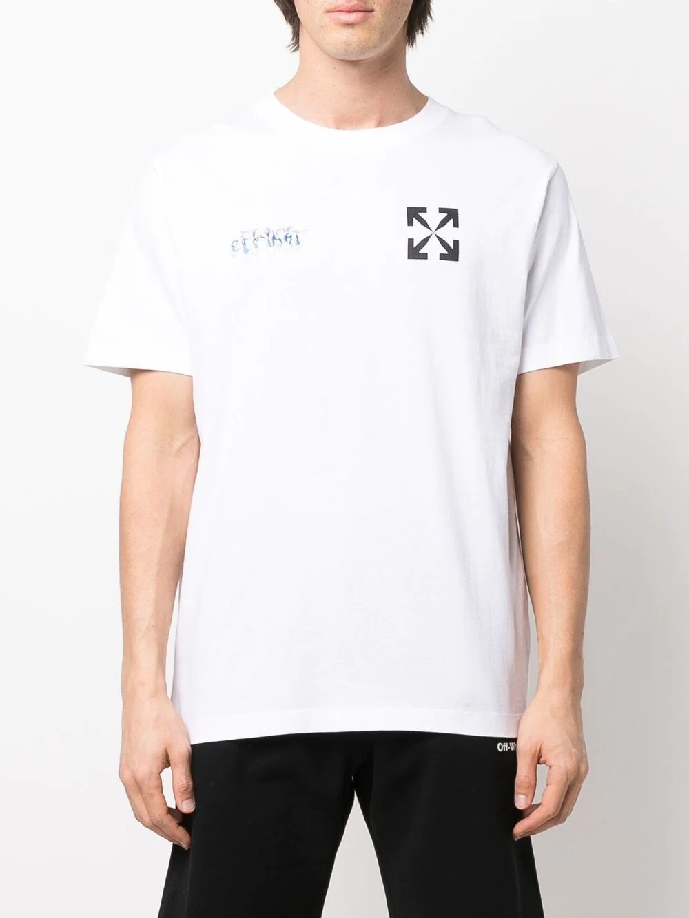 Arrows-print cotton T-shirt - 3