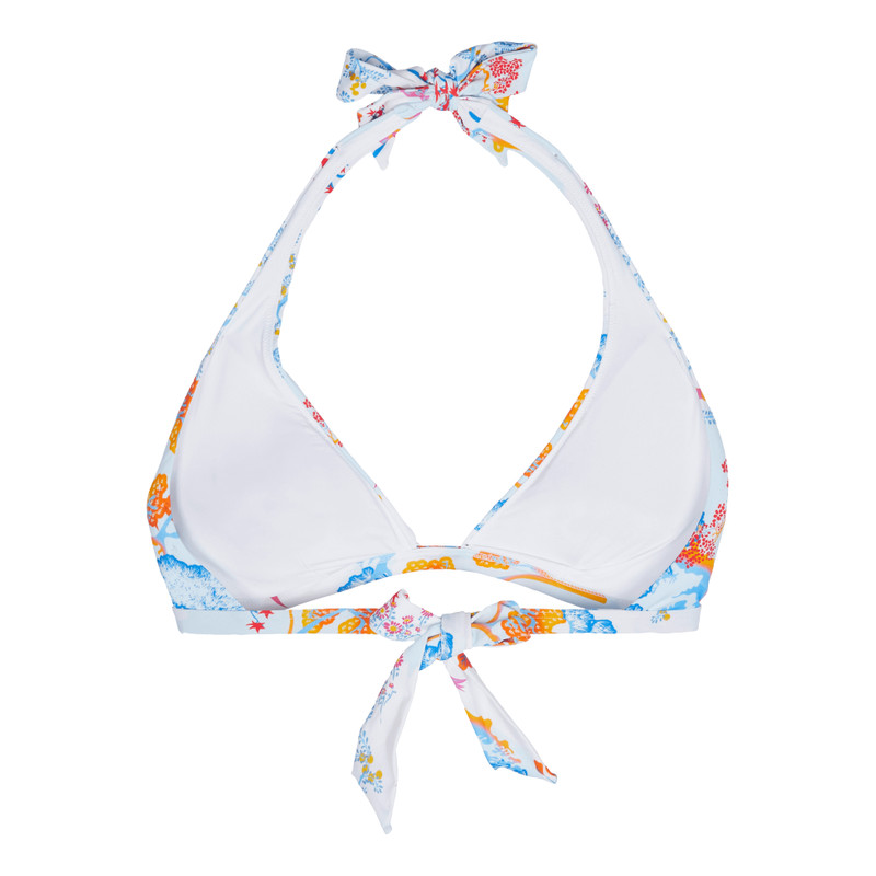 Women Halter Bikini Top Peaceful Trees 2