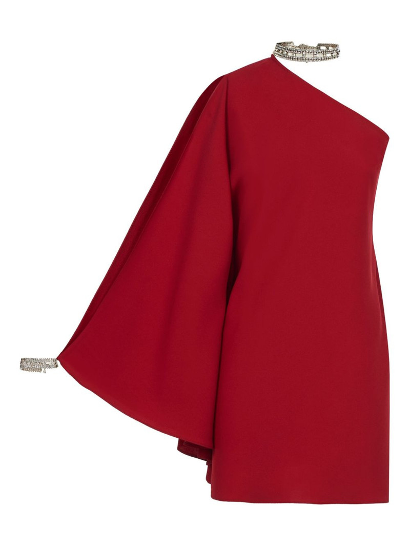 Bolkan Crystal one-shoulder mini dress 1