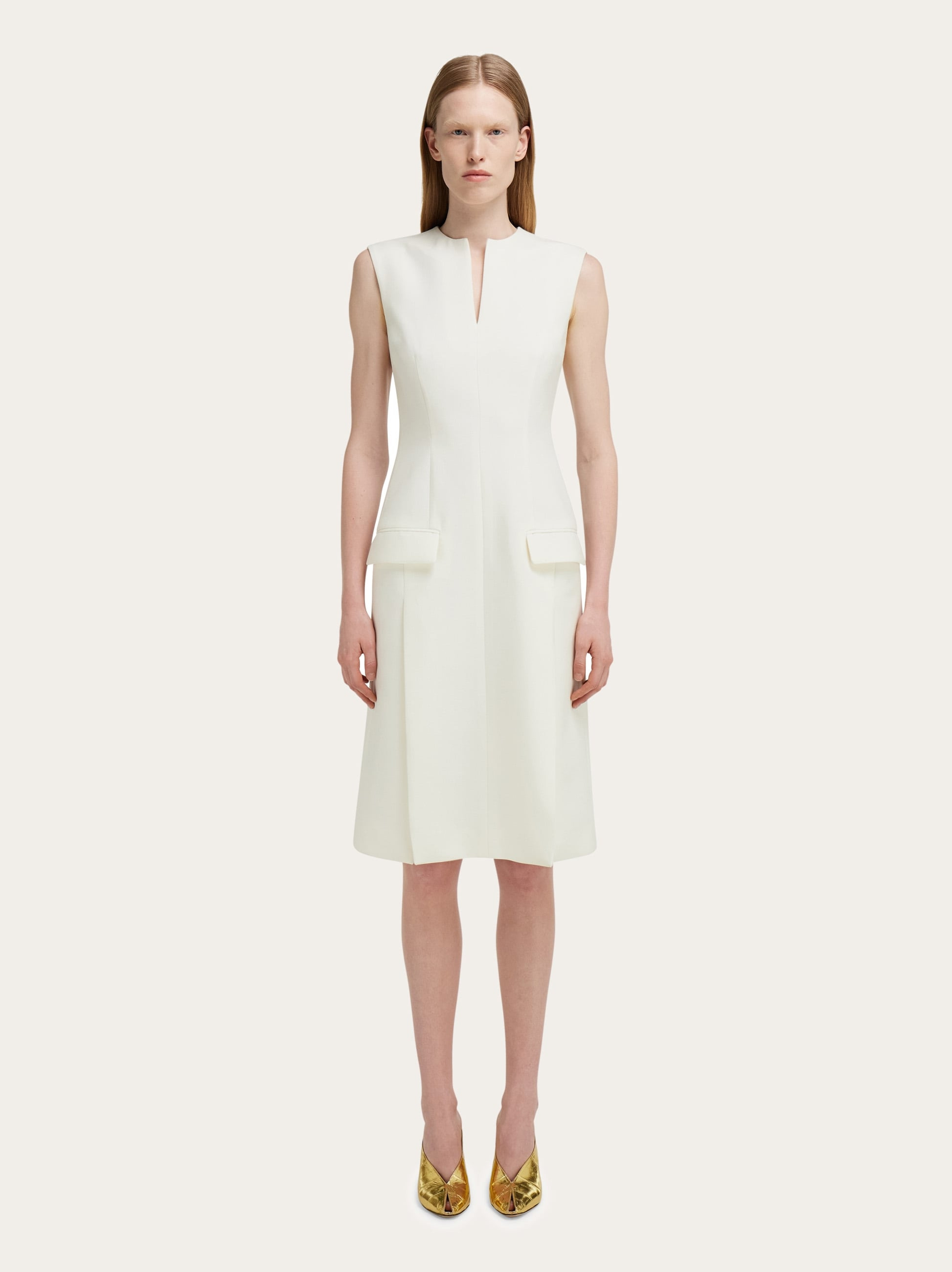 Sleeveless tailored dress - 2