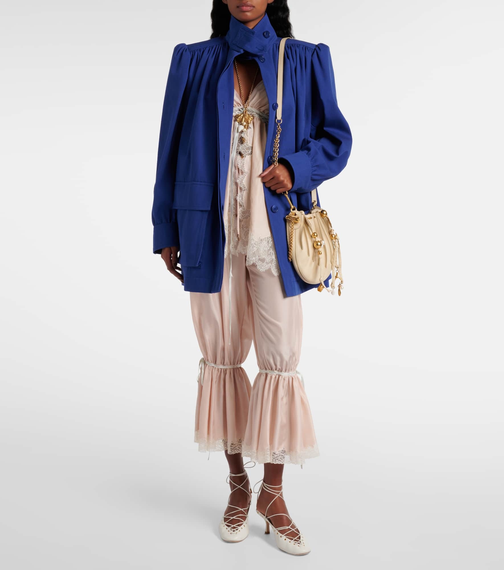 Gathered cotton canvas jacket - 2