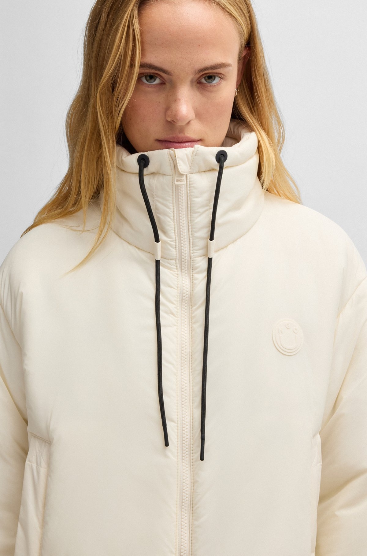 WATER-REPELLENT JACKET WITH HAPPY HUGO LOGO - 5