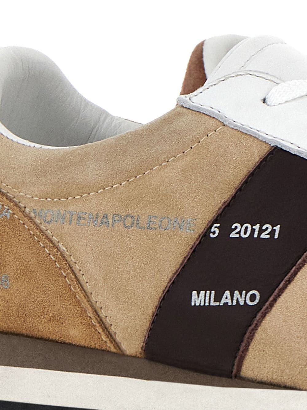 H671 panelled suede sneakers - 6