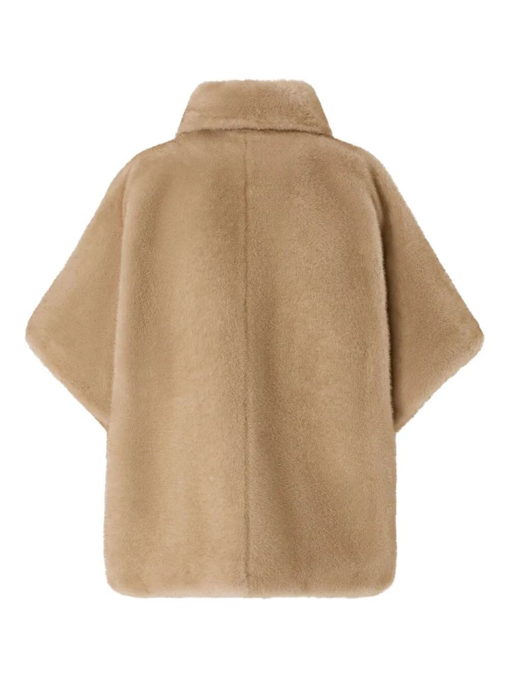 `Comodino` Faux Fur Cape - 2