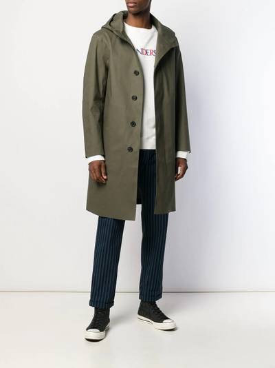 Mackintosh CHRYSTON bonded cotton hooded coat outlook