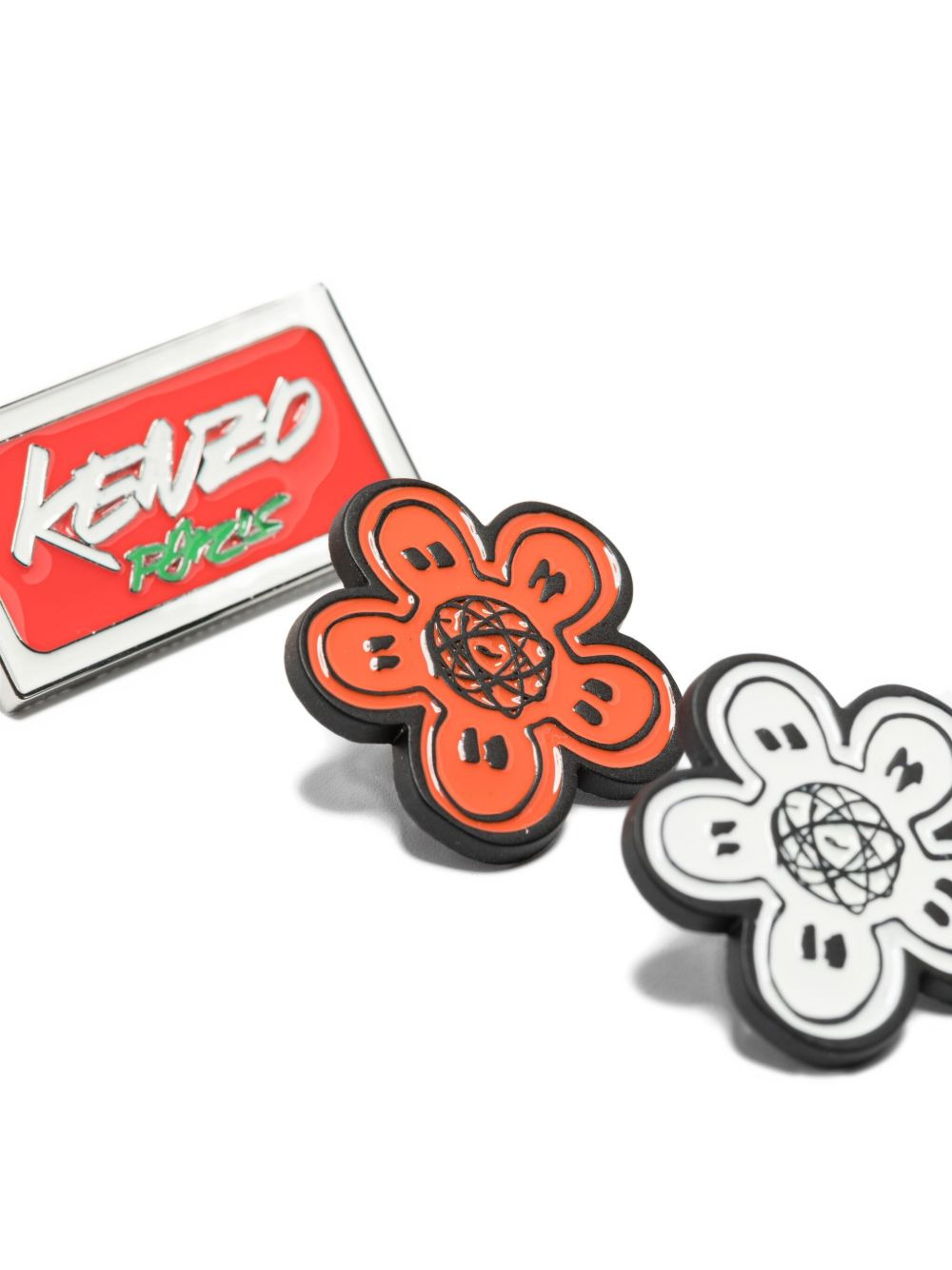 Boke-flower brooch (set of three) - 3