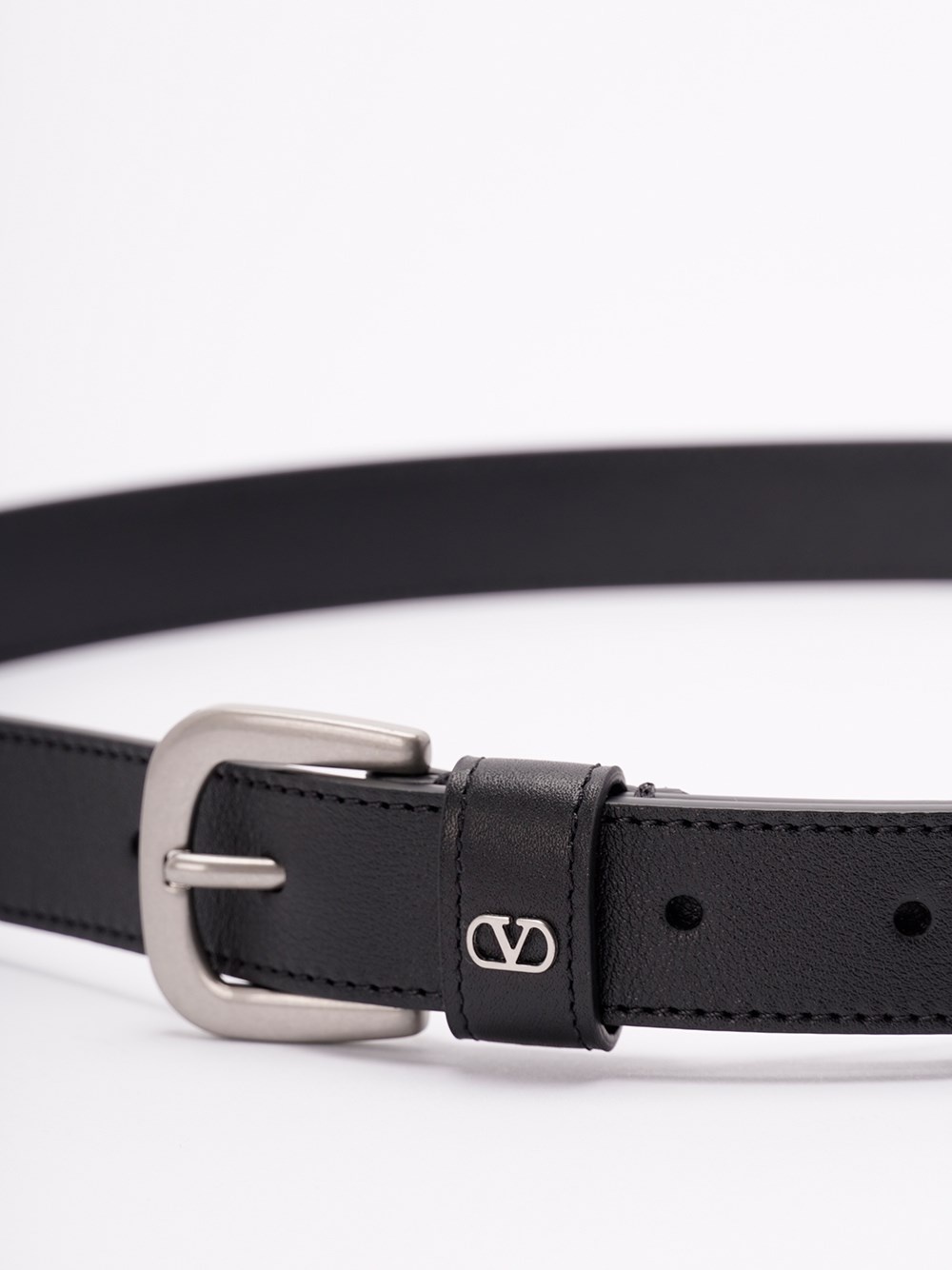 `VLogo Signature` Leather Belt - 2