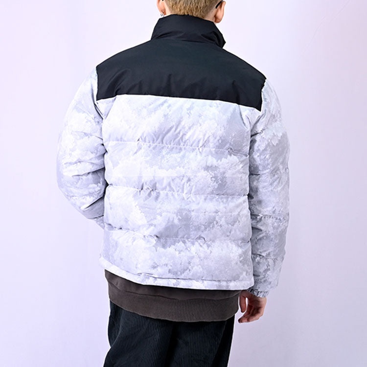 Converse Short Down Jacket 'Grey' 10021976-A02 - 4