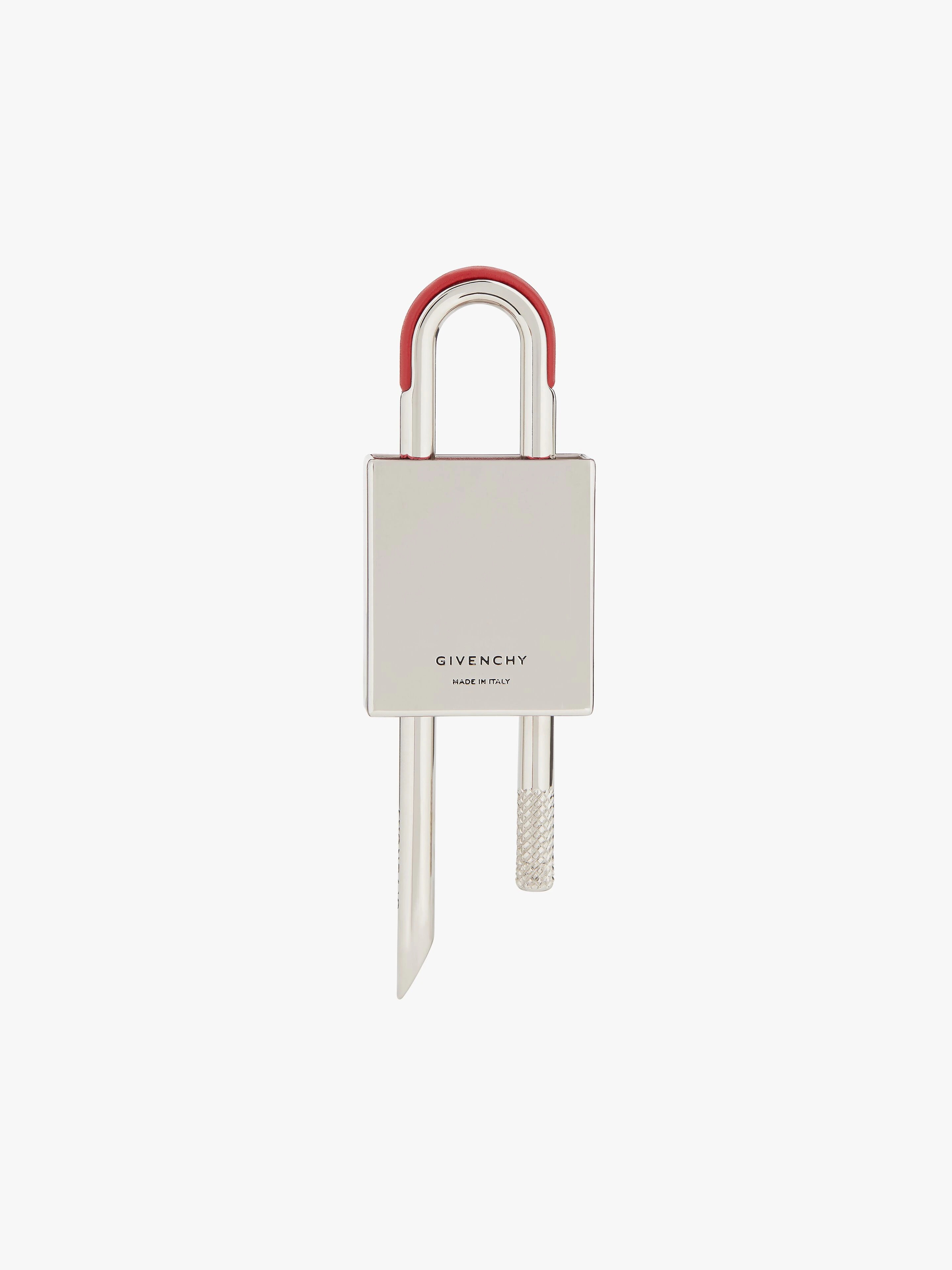 SMALL 4G PADLOCK IN TWO TONE METAL - 2