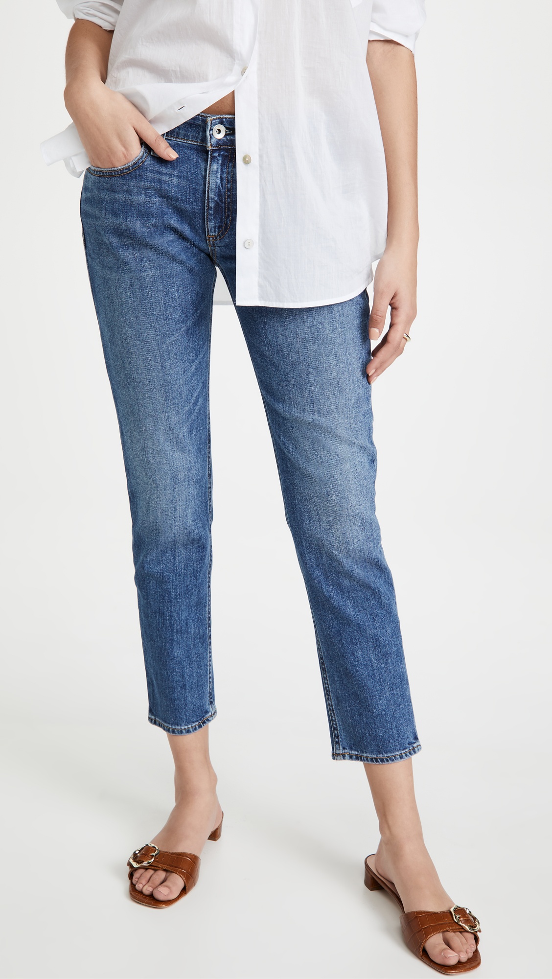 Dre Low Rise Slim Boyfriend Jeans - 6