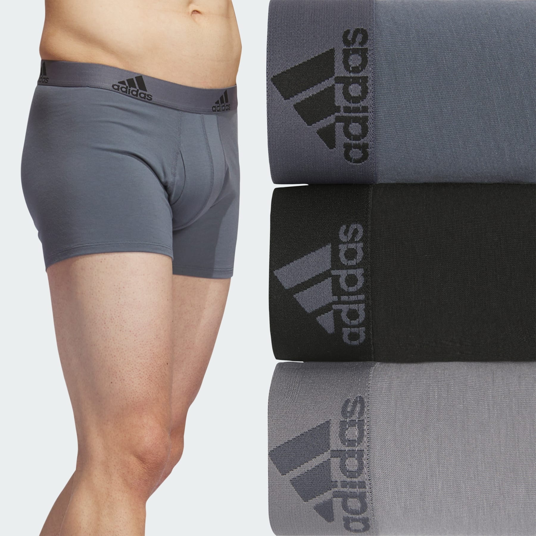 Stretch Cotton Boxer Briefs 3-pack - 5