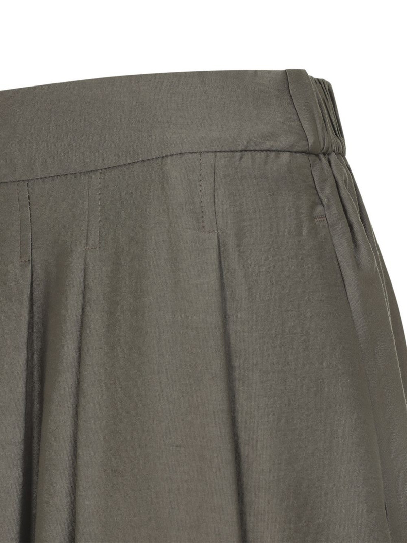 pleated-detail midi skirt 3
