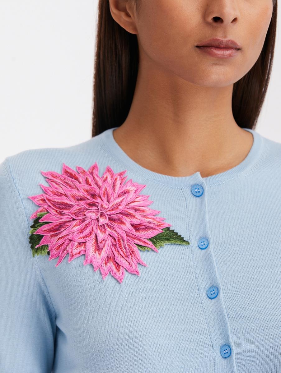 DAHLIA THREADWORK CARDIGAN - 4
