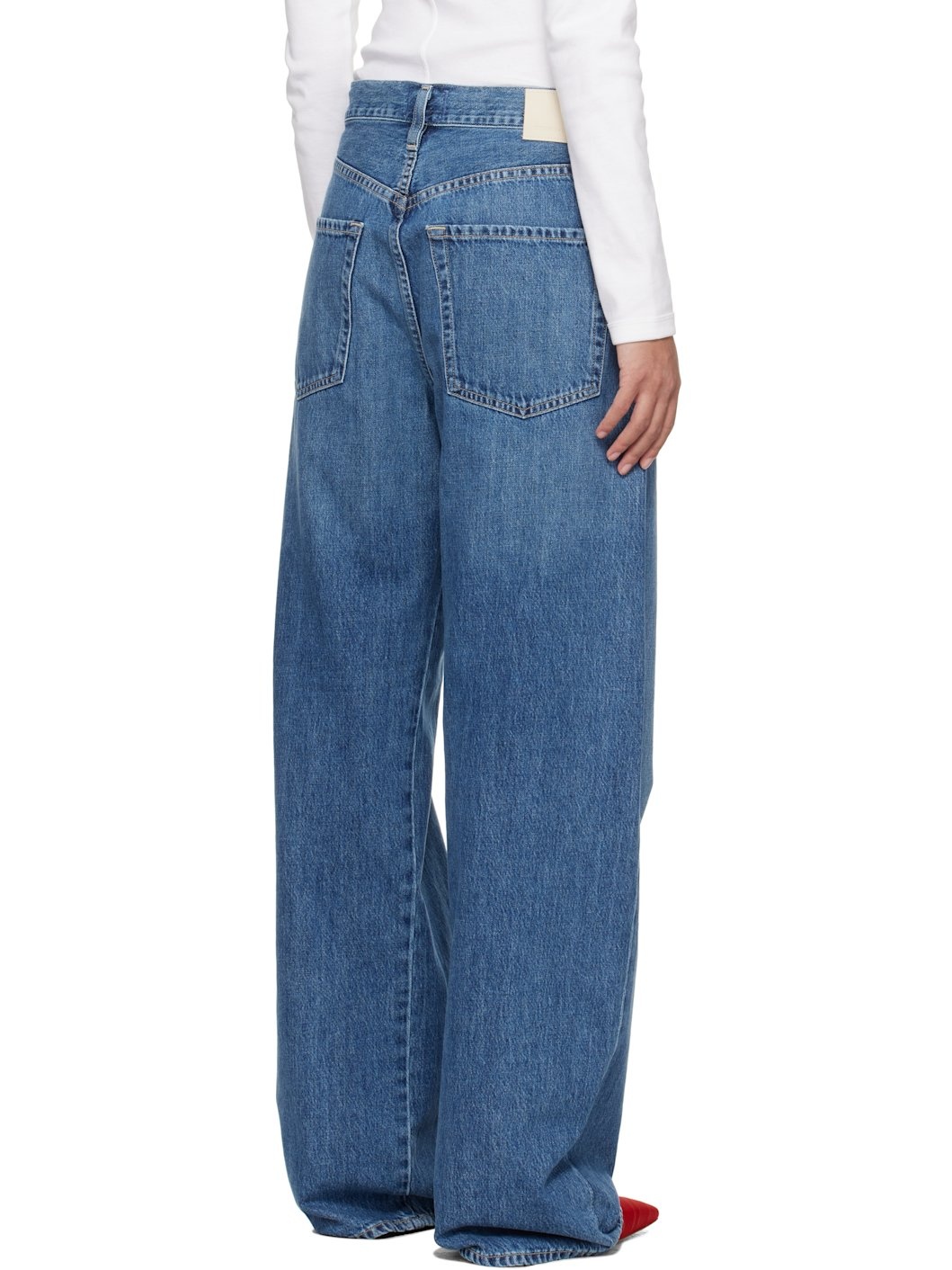 Blue Brynn Drawstring Jeans - 3