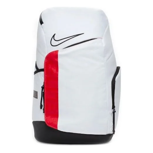 Nike Elite Pro Large Capacity Basketball schoolbag backpack White Black BA6164-100 - 1
