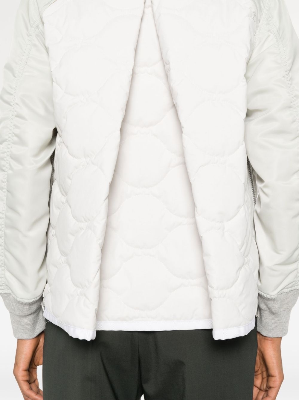 quilted padded bomber jacket - 5