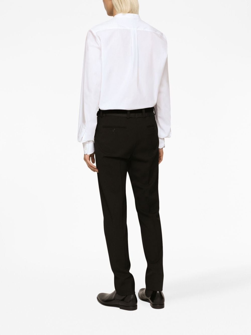 mid-rise tailored trousers - 4