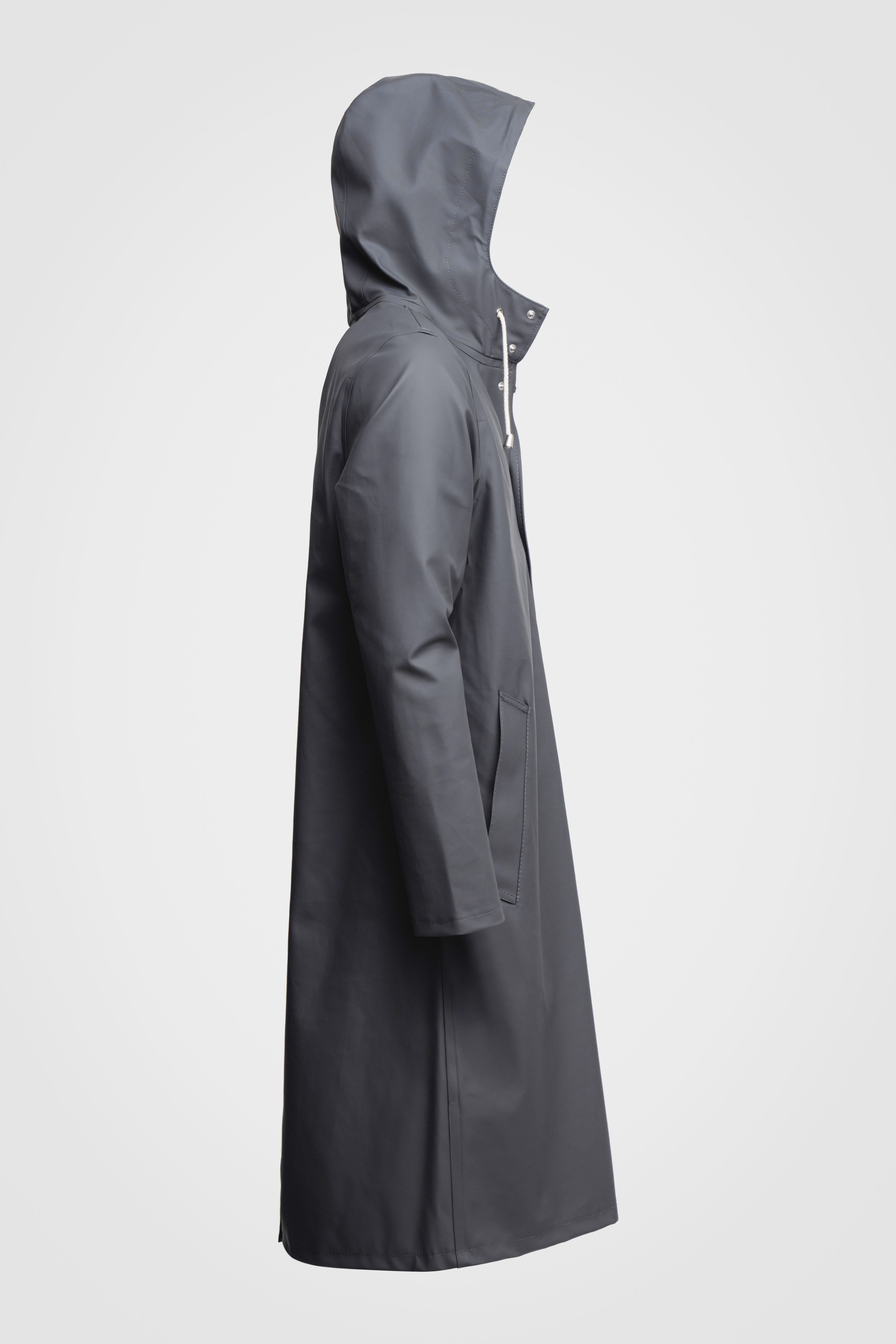 Stockholm Long Raincoat Charcoal - 5