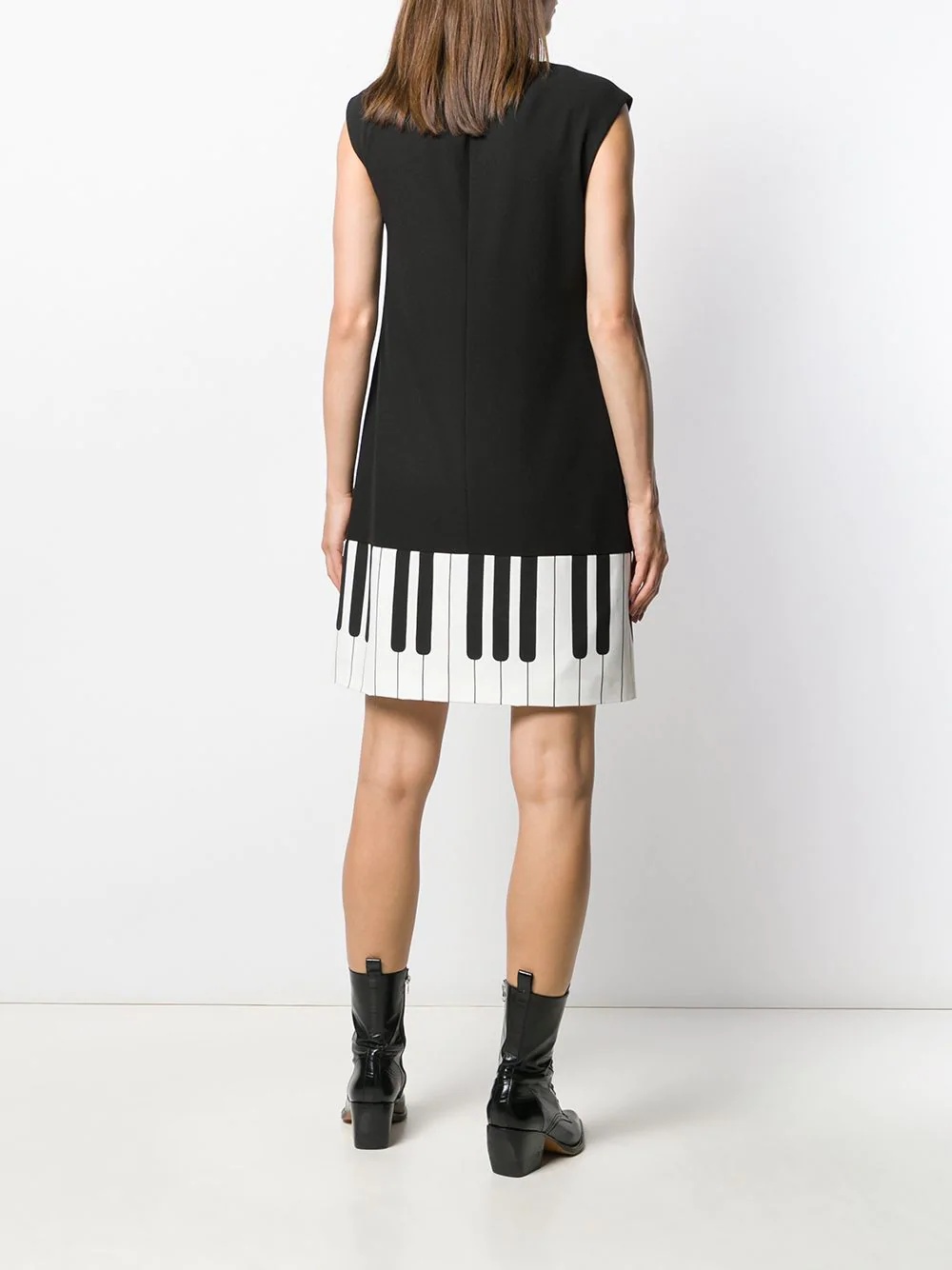 Piano print dress - 4