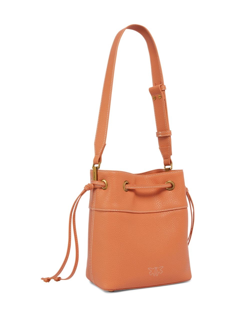 logo plaque bucket bag - 2