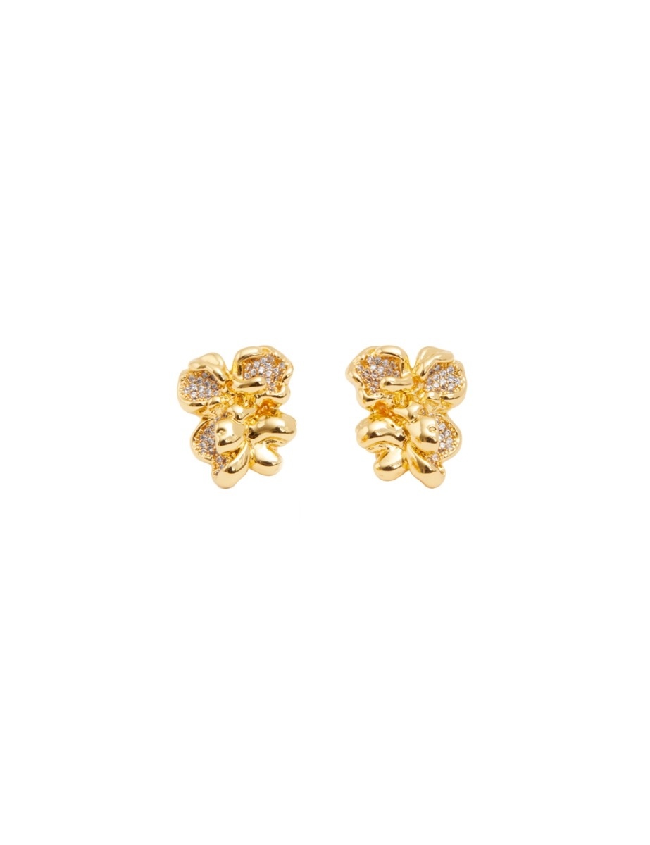 POPCORN PAVE EARRINGS - 1