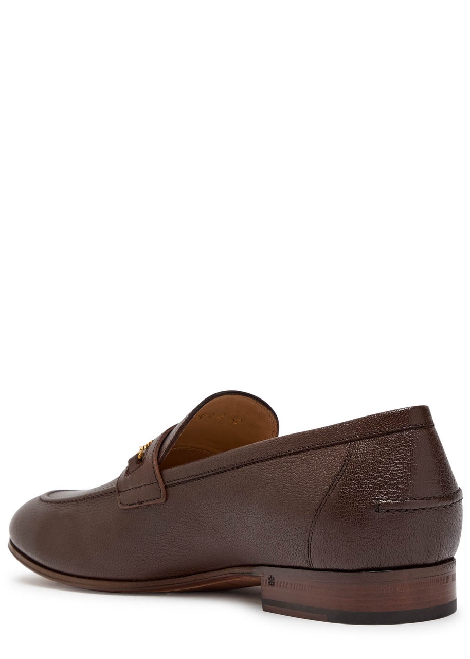 Valentino Garavani Vlogo Grained Leather Loafers - 2