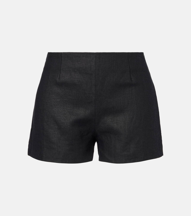Lila linen shorts 1