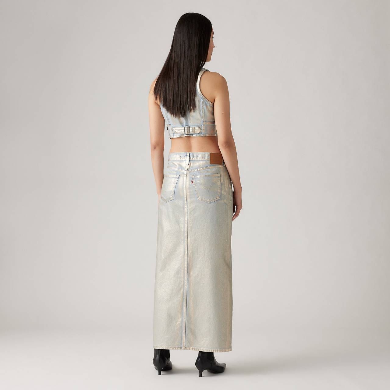 ANKLE COLUMN SKIRT - 5