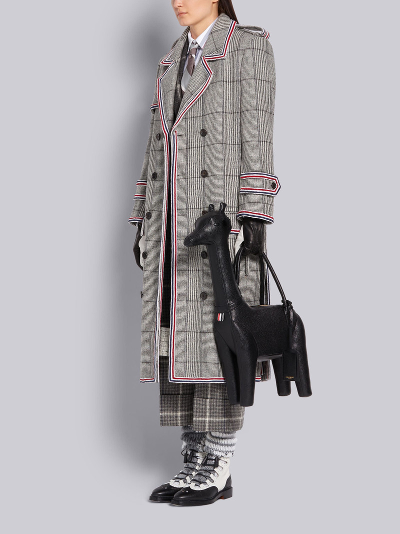 Black Pebbled Calfskin Giraffe Bag 6