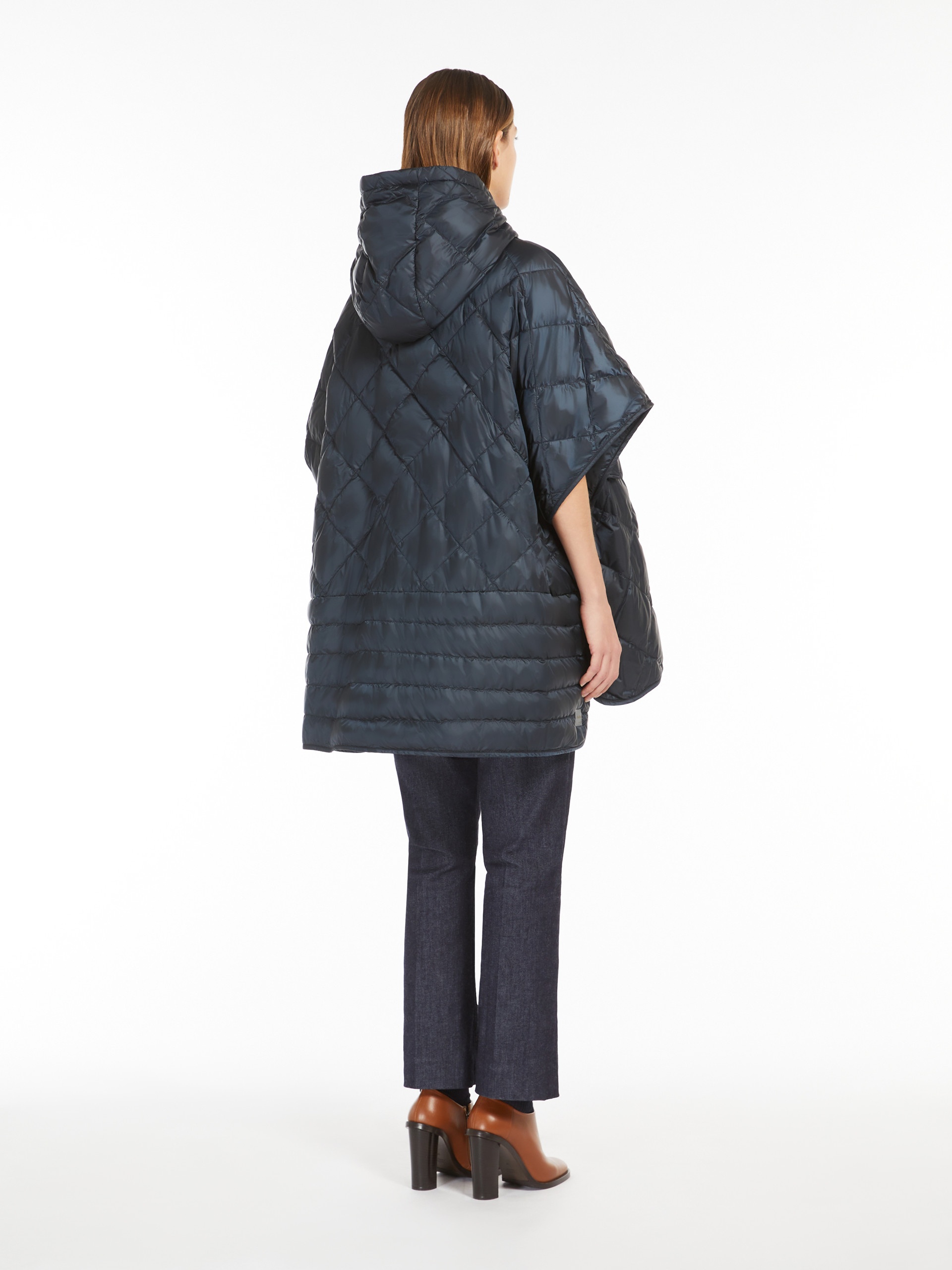 TREMAN Cape with hood in water-repellent canvas - 4