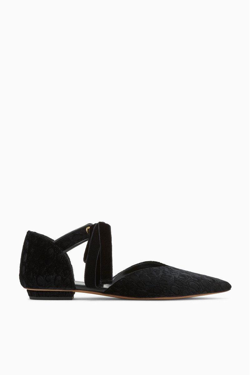 Corinna Eyelet Flat 1