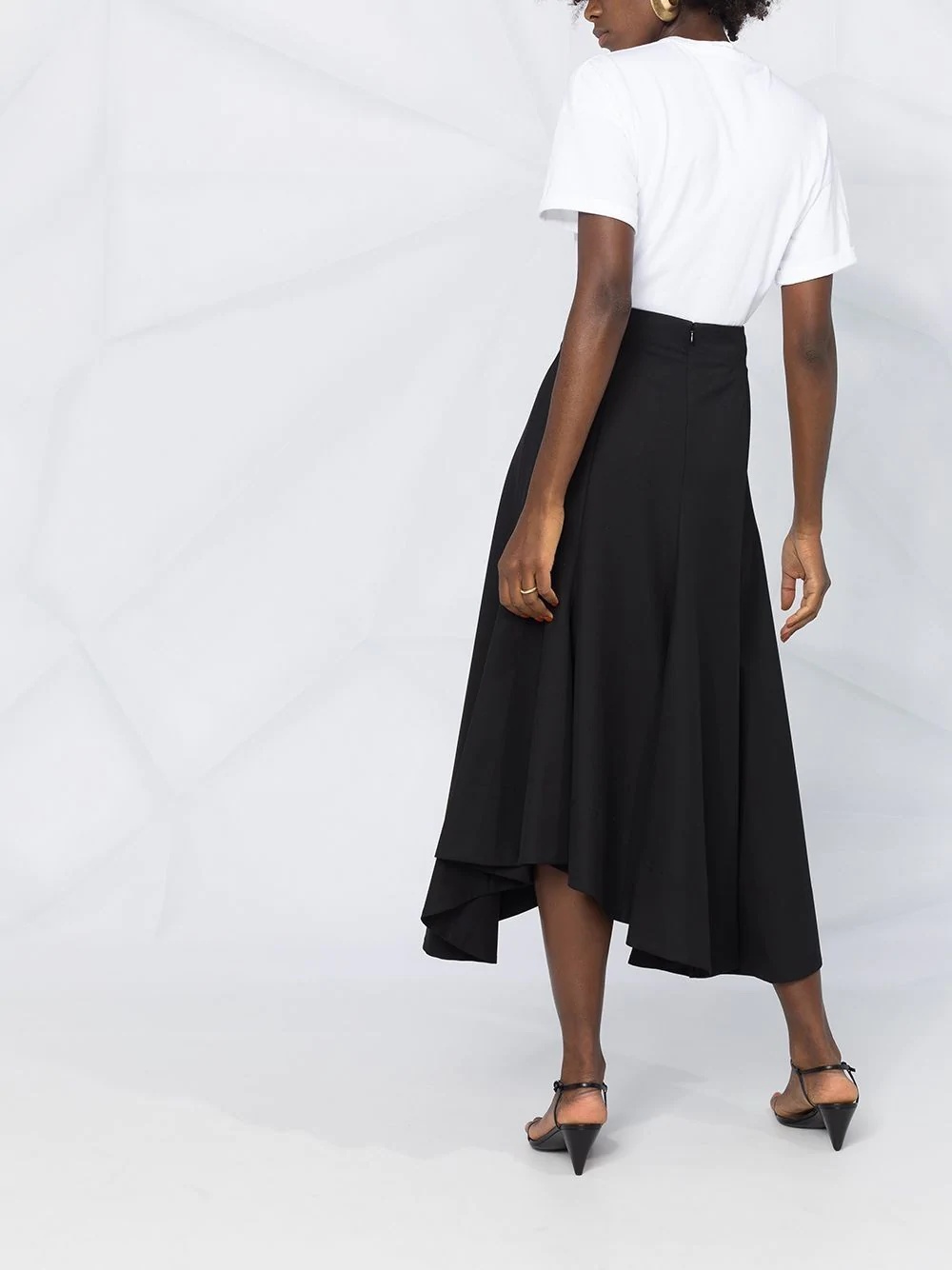 high-waisted asymmetric waist - 6