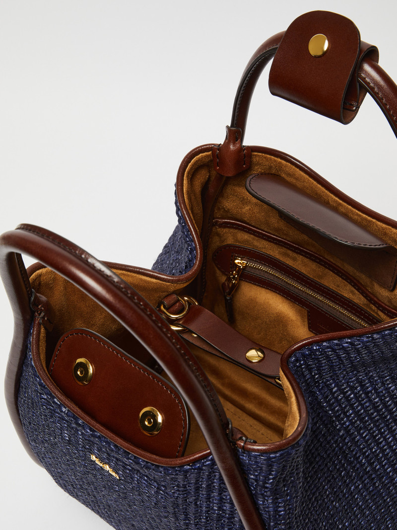 MARINESTRAWS Small raffia Marine bag 5