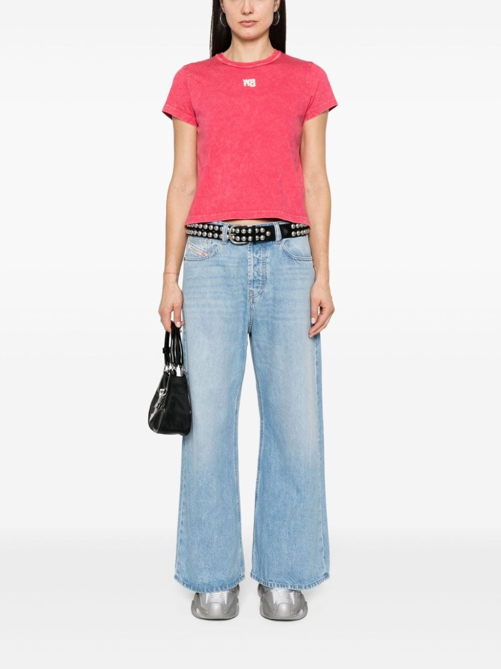 low-rise wide-leg jeans - 2