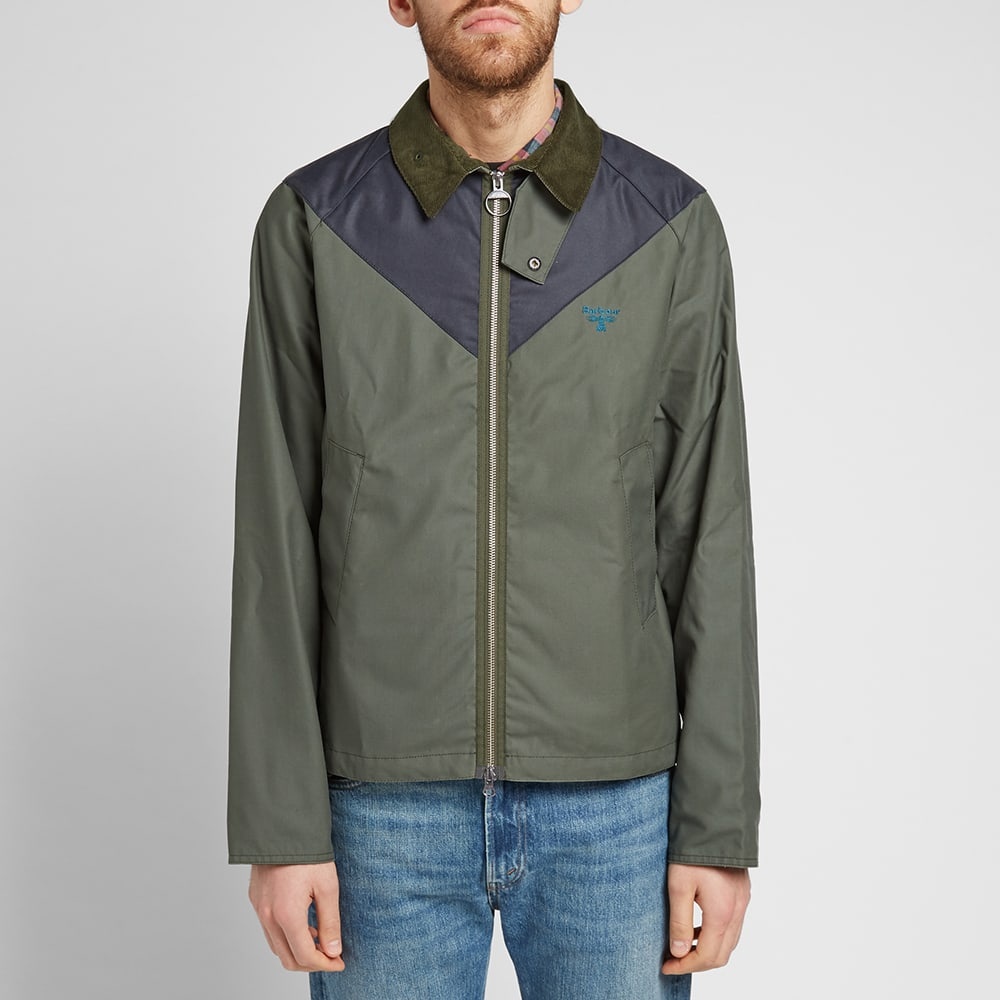 Barbour Beacon 2 Tone Zip Broad Waxed Jacket - 4