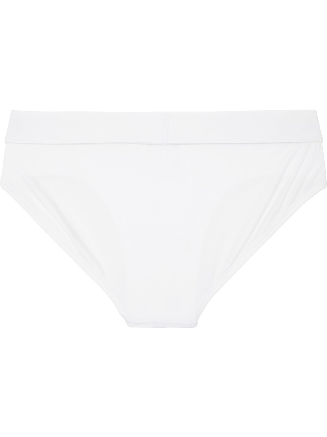 Three-Pack White SKIMS Cotton Briefs - 3