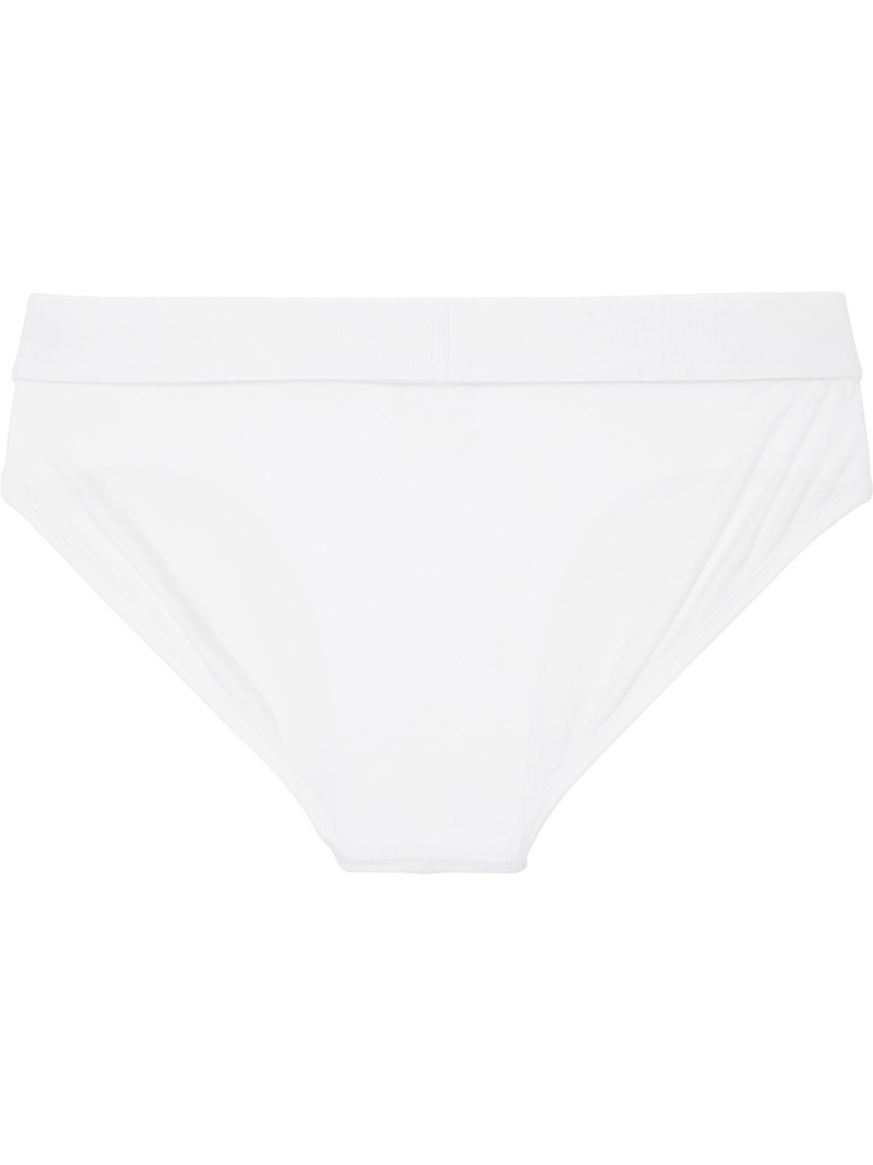 SKIMS Three-Pack White SKIMS Cotton Briefs outlook